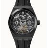 Ingersoll The Broadway Moonphase Dual Time Schwarzes Skelett-Zifferblatt Automatik I12908 Herrenuhr