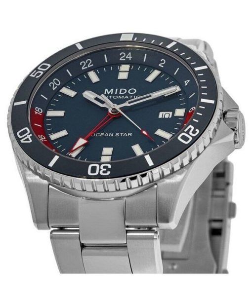 Mido Ocean Star GMT Special Edition blaues Zifferblatt automatische Taucheruhr M026.629.11.041.00 200M Herrenuhr mit zusätzliche