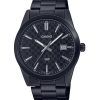 Casio Standard Analog Schwarz ionenplattierter Edelstahl Schwarzes Zifferblatt Quarz MTP-VD03B-1A Herrenuhr