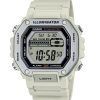 Casio Standard Digital weißes Harzarmband Quarz MWD-110H-8AV 100M Herrenuhr