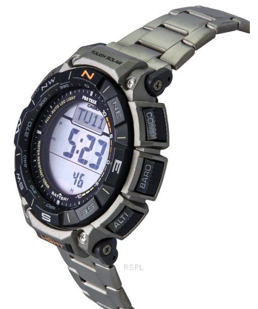 Casio ProTrek Digital Biobasiertes Harz Tough Solar PRG-340T-7 100M Herrenuhr