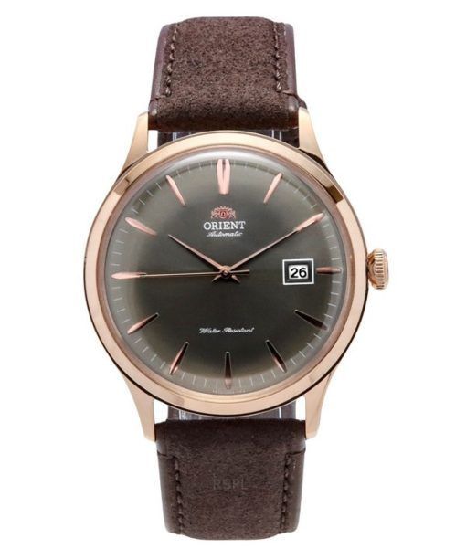 Orient Bambino Version 4 Lederarmband Bronze Zifferblatt Automatik RA-AC0P04Y10B Herrenuhr