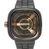 Sevenfriday M-Serie Edelstahl schwarzes Zifferblatt Automatik M2/02M SF-M2-02M Herrenuhr