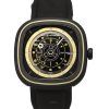 Sevenfriday T-Serie NFC-fähige Edelstahl schwarzes Zifferblatt Automatik T2/06 SF-T2-06 Herrenuhr