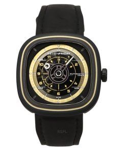 Sevenfriday T-Serie NFC-fähige Edelstahl schwarzes Zifferblatt Automatik T2/06 SF-T2-06 Herrenuhr