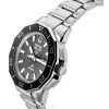 Bulova Marine Star Edelstahl schwarzes Zifferblatt Precisionist Quarz Taucheruhr 96B434 200M Herrenuhr