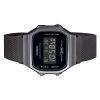 Casio Vintage Digital Edelstahl Mesh Armband Quarz A168WEMB-1B Unisex Uhr