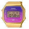 Casio Vintage Digital Goldfarbenes Edelstahlarmband Quarz A168WERG-2A Unisex-Armbanduhr