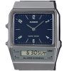 Casio Vintage Analog Digital Dual Time Edelstahlarmband Blaues Zifferblatt Quarz AQ-800EB-2A Unisex Uhr