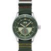 AVI-8 Flyboy Airmaster Sector Meca-Quartz Vert Grünes Nylonarmband Grünes Zifferblatt AV-4112-02 Herrenuhr