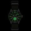 AVI-8 Flyboy Airmaster Sector Meca-Quartz Vert Grünes Nylonarmband Grünes Zifferblatt AV-4112-02 Herrenuhr