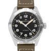 Hamilton Khaki Field Expedition Lederarmband schwarzes Zifferblatt Automatik H70315830 100M Herrenuhr