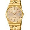 Casio Standard Analog Goldfarben Edelstahl Gold Zifferblatt Quarz MTP-B145G-9AV Unisex Uhr