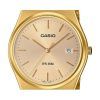 Casio Standard Analog Goldfarben Edelstahl Gold Zifferblatt Quarz MTP-B145G-9AV Unisex Uhr