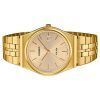 Casio Standard Analog Goldfarben Edelstahl Gold Zifferblatt Quarz MTP-B145G-9AV Unisex Uhr