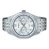 Casio Standard Analog Edelstahl Silber Zifferblatt Quarz MTP-E340D-7AV Herrenuhr