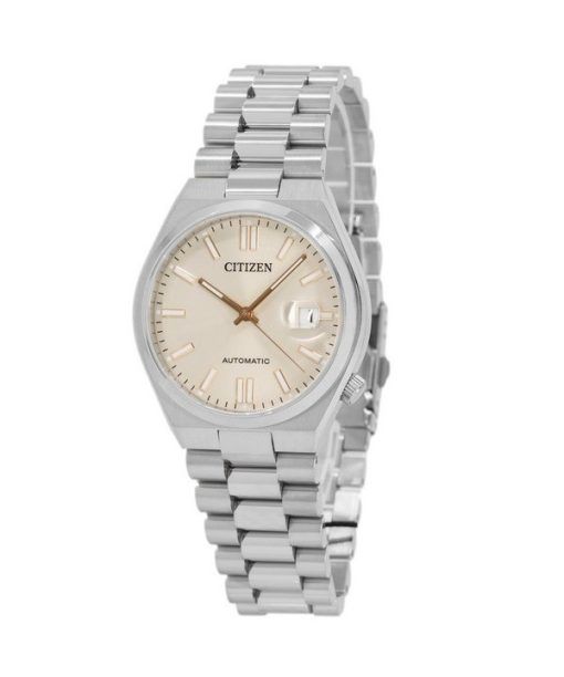 Citizen Tsuyosa Edelstahl Beige Zifferblatt Automatik NJ0151-88W Herrenuhr