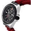 Victorinox Journey 1884 Limited Edition Paracord-Armband schwarzes Zifferblatt Quarz-Taucheruhr 242016-1 200M Herrenuhr mit Gesc