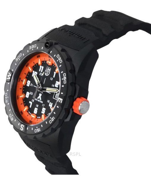 Luminox Bear Grylls Survival Mountain Gummiarmband schwarzes Zifferblatt Quarz Taucheruhr XB.3739 200M Herrenuhr