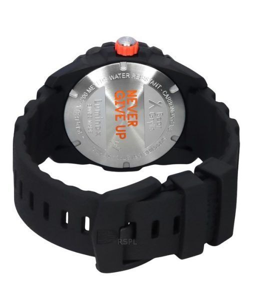 Luminox Bear Grylls Survival Mountain Gummiarmband schwarzes Zifferblatt Quarz Taucheruhr XB.3739 200M Herrenuhr