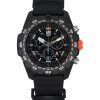 Luminox Bear Grylls Survival Master Series Chronograph schwarzes Zifferblatt Quarz Taucheruhr XB.3741 200M Herrenuhr