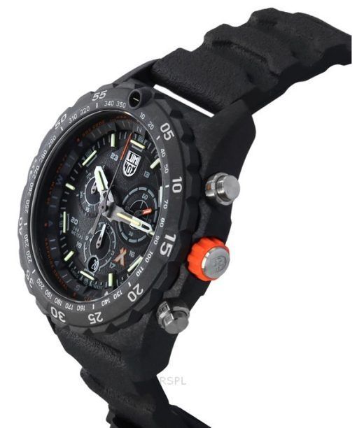 Luminox Bear Grylls Survival Master Series Chronograph schwarzes Zifferblatt Quarz Taucheruhr XB.3741 200M Herrenuhr