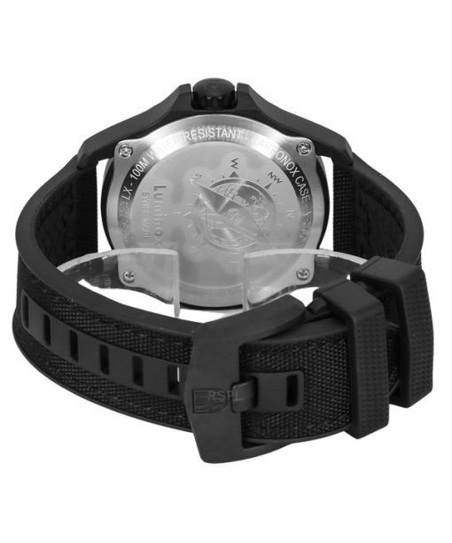 Luminox Atacama Field Urban Adventure Gummiarmband schwarzes Zifferblatt Quarz XL.1961 100M Herrenuhr