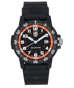 Luminox Leatherback SEA Turtle Giant Polyurethane Strap Schwarzes Zifferblatt Quarz XS.0329.1 100M Herrenuhr