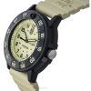 Luminox Original Navy Seal EVO Gummiarmband beiges Zifferblatt Quarz Taucheruhr XS.3010.EVO.S 200M Herrenuhr