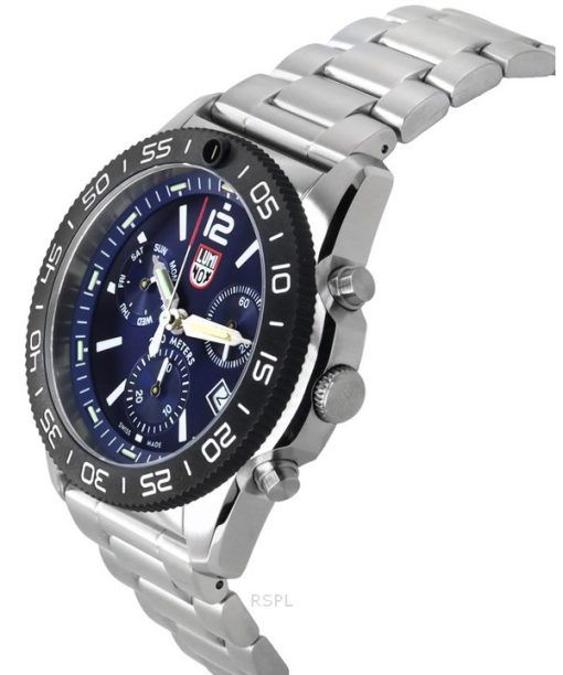 Luminox Pacific Diver Chronograph Edelstahl blaues Zifferblatt Quarz XS.3144 200M Herrenuhr