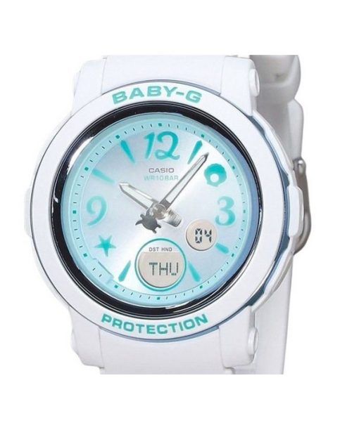 Casio Baby-G Analog-Digital-Unterwasserwelt-Harzarmband Blaues Zifferblatt Quarz BGA-290US-2A 100M Damenuhr