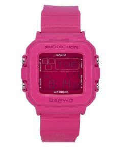 Casio Baby G Plus Digital 30th Anniversary rosa Harzarmband Quarz BGD 10K 4 100M Damenuhr mit speziellem Halter Uhrstadt