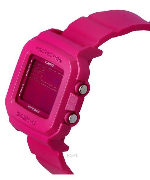 Casio Baby-G Plus Digital 30th Anniversary rosa Harzarmband Quarz BGD-10K-4 100M Damenuhr mit speziellem Halter