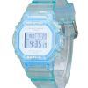 Casio Baby-G Digital Summer Jelly Transparent Hellblau Harzarmband Quarz BGD-565SJ-2 100M Damenuhr