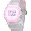 Casio Baby-G Digital Summer Jelly Transparentes rosa Harzarmband Quarz BGD-565SJ-7 100M Damenuhr