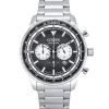 Citizen Eco-Drive Chronograph Edelstahl schwarzes Zifferblatt CA4500-91E 100M Herrenuhr