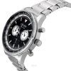 Citizen Eco-Drive Chronograph Edelstahl schwarzes Zifferblatt CA4500-91E 100M Herrenuhr