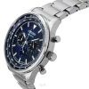 Citizen Eco-Drive Chronograph Edelstahl Blaues Zifferblatt CA4500-91L 100M Herrenuhr