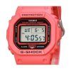 Casio G-Shock Digital Energy Park Series Rotes Armband aus biobasiertem Harz Quarz DW-5600EP-4 200M Herrenuhr