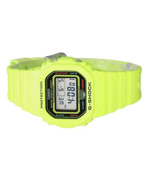 Casio G-Shock Digital Energy Park Series Gelbes Armband aus biobasiertem Harz Quarz DW-5600EP-9 200M Herrenuhr