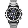 Casio Edifice Sospensione Analog-Chronograph Edelstahl Graues Zifferblatt Solarbetrieben EQS-960D-1AV 100M Herrenuhr