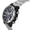 Casio Edifice Sospensione Analog-Chronograph Edelstahl Graues Zifferblatt Solarbetrieben EQS-960D-1AV 100M Herrenuhr