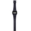 Casio POP Digital Schwarzes Armband aus biobasiertem Harz Quarz F-91WB-1A Unisex-Armbanduhr