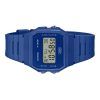 Casio POP Digital Blau Biobasiertes Harzarmband Quarz F-91WB-2A1 Unisex-Uhr