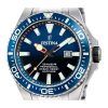 Festina The Originals Edelstahl blaues Zifferblatt Quarz Taucheruhr F20663-1 200M Herrenuhr