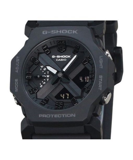 Casio G-Shock Analog-Digital-Schwarzharz-Schwarzes Zifferblatt Quarz GA-2300-1A 200M Herrenuhr