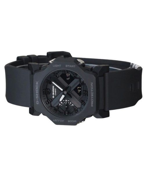 Casio G-Shock Analog-Digital-Schwarzharz-Schwarzes Zifferblatt Quarz GA-2300-1A 200M Herrenuhr