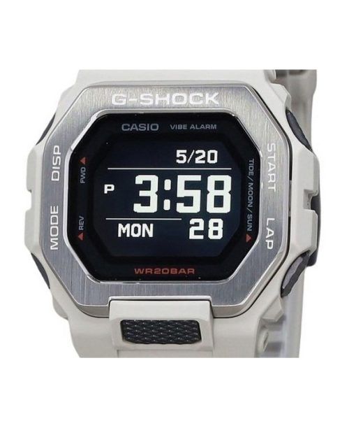 Casio G-Shock G-Lide Digital Smartphone Link Graues Harzarmband Quarz GBX-100-8 200M Herrenuhr