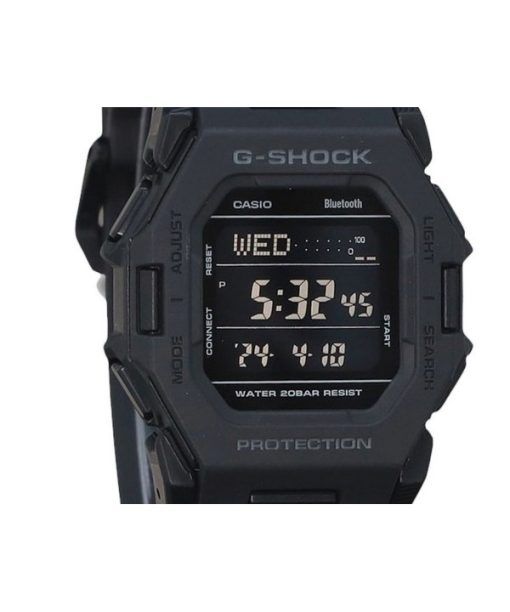 Casio G-Shock Digital Smartphone Link Schwarzes Harzarmband Quarz GD-B500-1 200M Herrenuhr