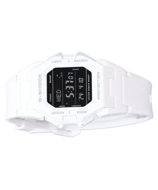 Casio G-Shock Digital Smartphone Link weißes Harzarmband Quarz GD-B500-7 200M Herrenuhr